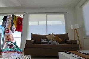 hey, you ready for this single venezuelan mom to ride cowgirl in her first raw colombian porn video without condom?