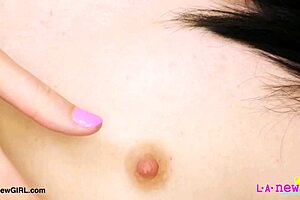 im so drawn to this picture-perfect brunette revealing her sexy body in a sensual way