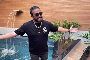 fodendo a milf casada de novo with rough anal doggystyle and cum on tits for brazilian wife