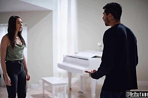 Guy Sneaks Into Stepbrother's Wife's Panties For Interracial Oral Action