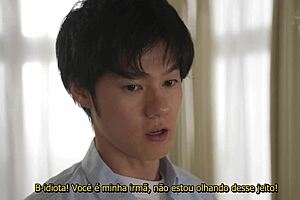 minha irmã mais velha, a young mother, breastfeeds me every day in this japanese jav scene with koyoi konan