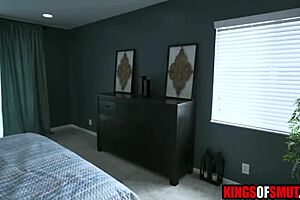 i'm massaging my stepmom's big natural tits then sliding into her hairy pussy for taboo fuck