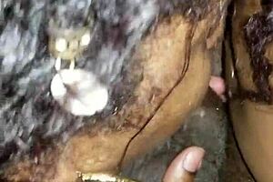 Gorgeous black milf craves that dick and balls in her blowjob session!