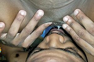 fucking very sexy cashier from toronto canada with big tits and ebony skin in wild orgasm session