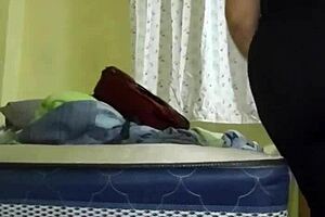 Venezuelan employee flirts with boss in homemade mature setup