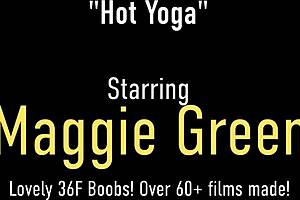 Horny Milfs Maggie Green And Sara Jay Fuck Their Yoga Instructor