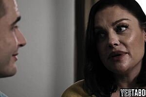 Lonely mature milf stepmom seduces fucks big dick stepson