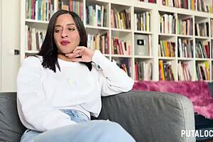 putalocura - young venezuelan alice biancci swallows torbe's cum in hot interview 😈