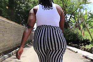 Watch Milf Ebony's Big Booty Get Fucked Hard by Monster Cock in Cowgirl!