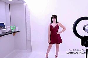 i'm this radiant brunette muse getting fucked at the modeling audition