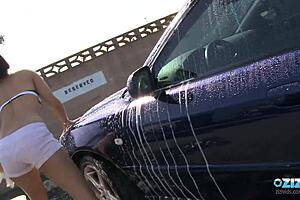 irresistible brunette milf rides and cleans cock with tight pussy