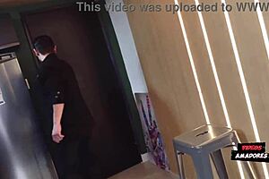 Vovo pays the rent through an intimate encounter in this amateur video