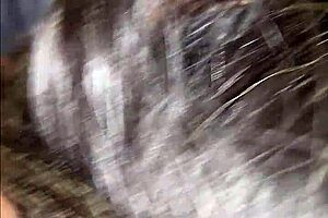 La mama de mi mejor amigo catches me masturbating with her threads and joins in taboo fun.