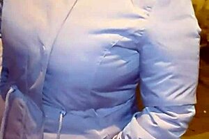 Curvy Mature With Big Tits And Ass Flashing Lingerie In Public Street