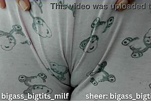 Look at that camel toe on her juicy pussy lips