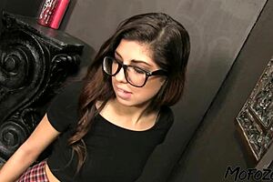 Young 18+ Amateur Enjoys Sucking a Big Dick