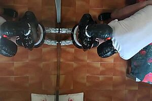 Think you can handle 30 minutes of deepthroat oral and doggy style fucking with multiple creampie orgasms in lingerie?