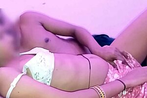 Hard pussy fuck caught my desi naughty wife playing and joined in, turning it into intense riding and creampie action