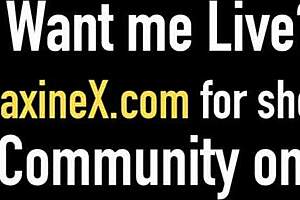 bdsm lover maxine x takes pussy and ass banging in latex hood!