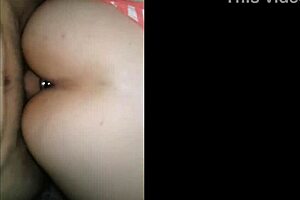 She experienced her first anal sex despite the pain