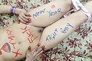 hey, is that dildo stretching your big ass and pussy in red gown, white bra, black hijab for new year christmas fun?