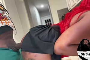 Str8rich fucks sexy redhead ebony teen in ass at wild halloween party in atlanta