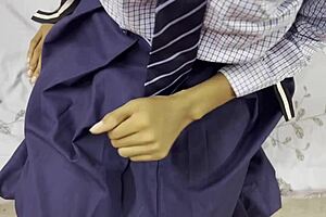 Whoa, this Asian college girl dives into hardcore sex experiments!