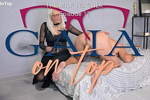 Milf teacher pegs fisting ass drinks enema pee