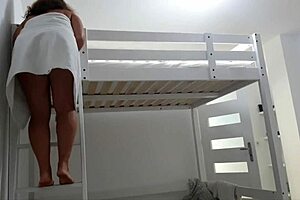 milf got sperm in her ass from stranger in mixed hostel 😲