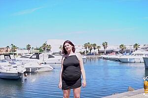 Leila the naughty milf gets pounded by two fat cocks in wild amateur group action!