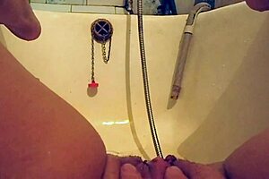 Can This Busty Milf Handle Pissing and Washing in Her Dirty Fetish Amateur Bathtub Compilation?