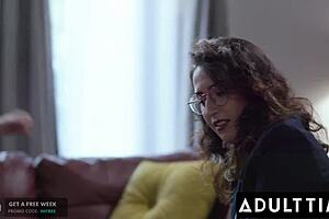 Oh wow, adult time - april oneil gives in to temptation with sinn sage during this nude interview, their big tits and asses pressing together in passionate lesbian kissing and cunilingus 😏🔥