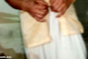 view of wet brown pussy and desi big ass with swaying big boobs