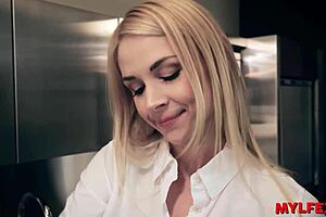 He pounds his glamorous cheater stepmom in sensual big tits milf action with romantic cheating vibes.