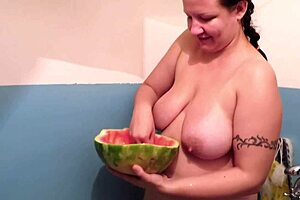 Can This Busty Milf Handle Pissing and Washing in Her Dirty Fetish Amateur Bathtub Compilation?