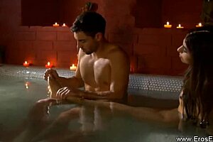 Erotic lovers from Arabia unite in passionate instructional encounter