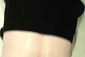 Curvy milf with big natural tits slaps and fucks her sissy using strapon in crazy session