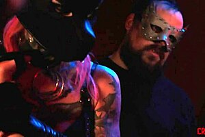 teen gets publicly humiliated in threesome by big tits milf and her hubby with double penetration outdoors 😱