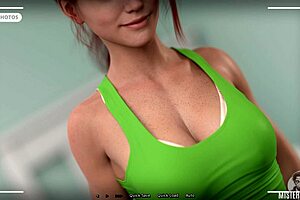 In summer heat, brunette milf with big tits and shaved pussy gets SLAMMED in close up.