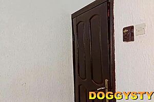 Why does my boss make me moan so loud when he bangs me with his huge dick? I end up cumming hard from the intense pounding.