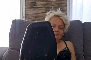 i'm showing off my sexy mature lingerie of the day in solo softcore tease. do you like it my dear i absolutely adore wearing it for you.