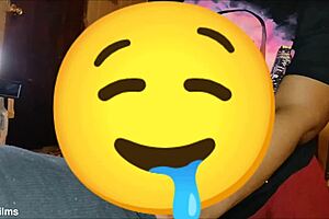 Big booty brown skin girl sucked my dick and made me cum effortlessly while talking dirty 😈🍆💦