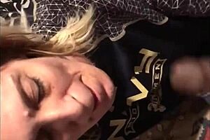 Do you want your stepmom to reward you with a sloppy interracial blowjob and big black cock cumshot surprise?