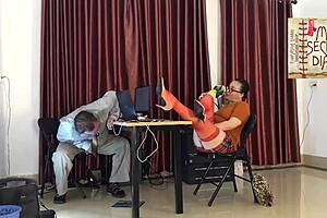 Office Domination Scenes Where Boss Fucks Secretary in Pussy and Mouth with Intense Blowjob Compilation