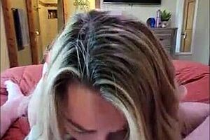 Will Lovely Wife in Red Bodysuit Tempt You with Doggystyle Fucking and Phat Creampie Close Up?