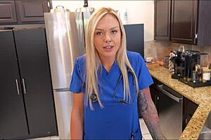 Florida Nurse Deliah Grace Seduces And Fucks Step Son In Bedroom Roleplay For First Time Handjob