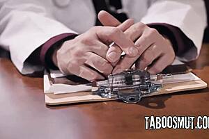 Does this busty blonde milf doctor get her pussy creampied in cowgirl ride at hospital?