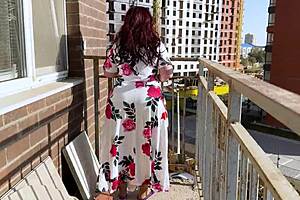 it was cold outside so stepson invited stepmom inside to warm her up with taboo fun