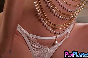 Stunning brunette milf Bella Donna, ready to tease with big ass lingerie in passionate posing session?