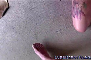 busty brit milf gets doggystyle banged in pov with hardcore handjob on big cock